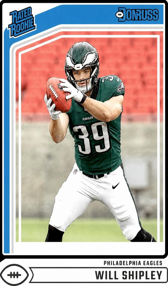 Will Shipley 2024 Donruss Football card