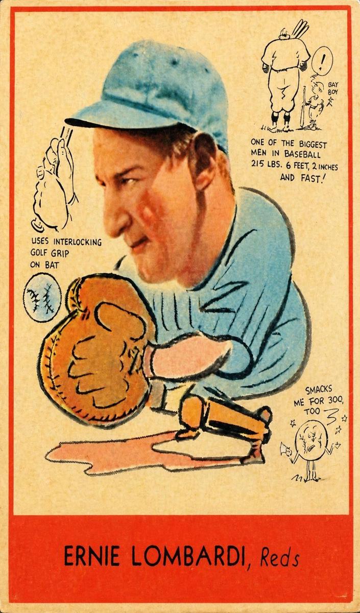 1938 Goudey Ernie Lombardi #270 card