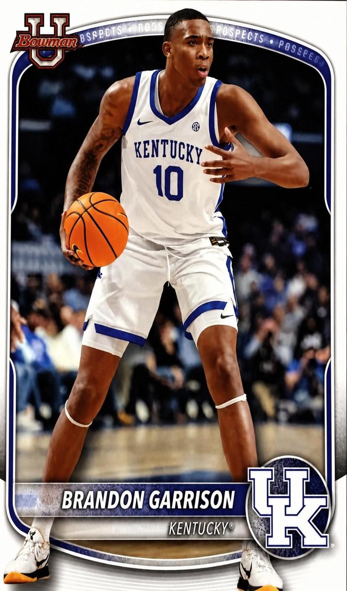 Brandon Garrison 2025 Bowman Basketball card