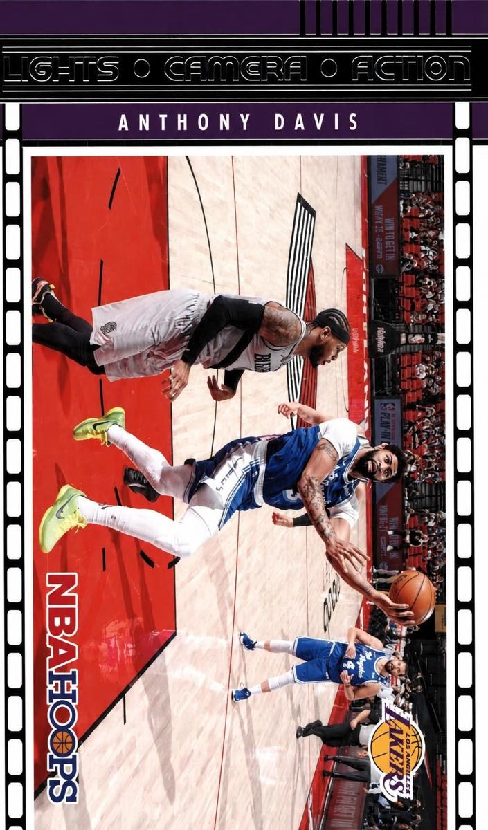 2021 Panini Hoops Anthony Davis #10 card
