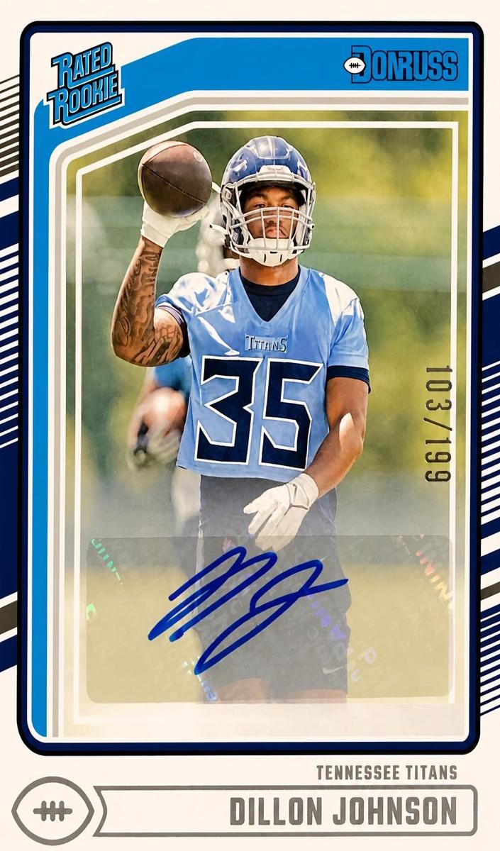 2024 Panini Donruss Dillon Johnson #399 card
