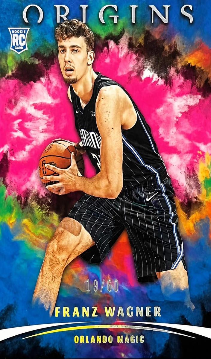 2021 Panini Origins Franz Wagner [Blue] #58 card