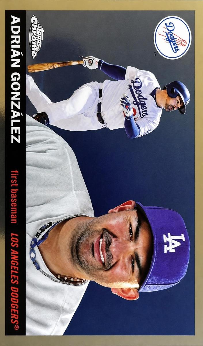 2025 Topps Chrome Platinum Adrian Gonzalez #471 card