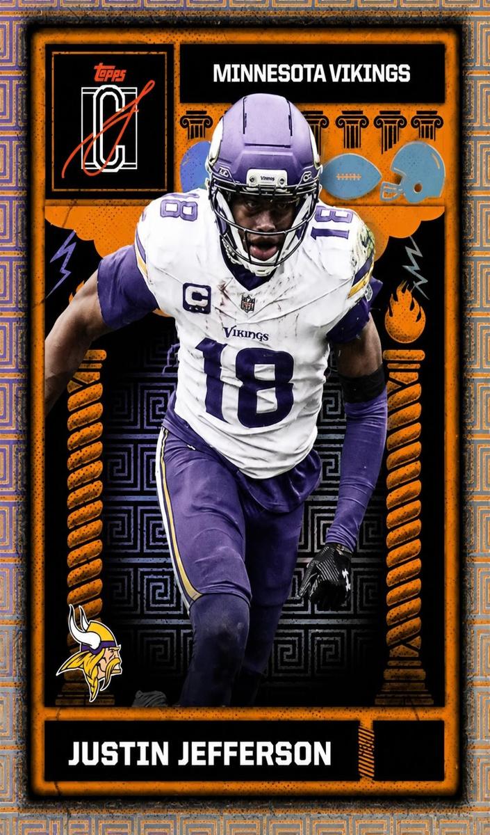 2025 Topps Signature Class Odyssey Justin Jefferson #OD-14 card
