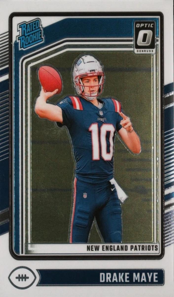 Drake Maye 2024 Donruss Optic Football card