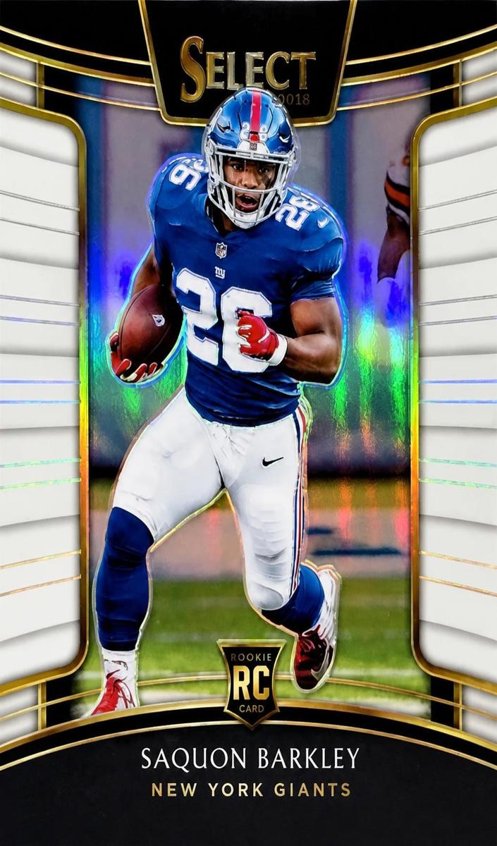 2018 Panini Select Saquon Barkley [White] #17 card