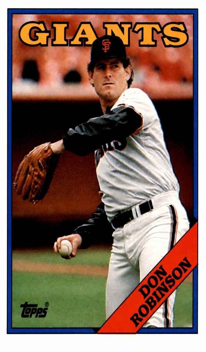 1988 Topps Don Robinson #52 card