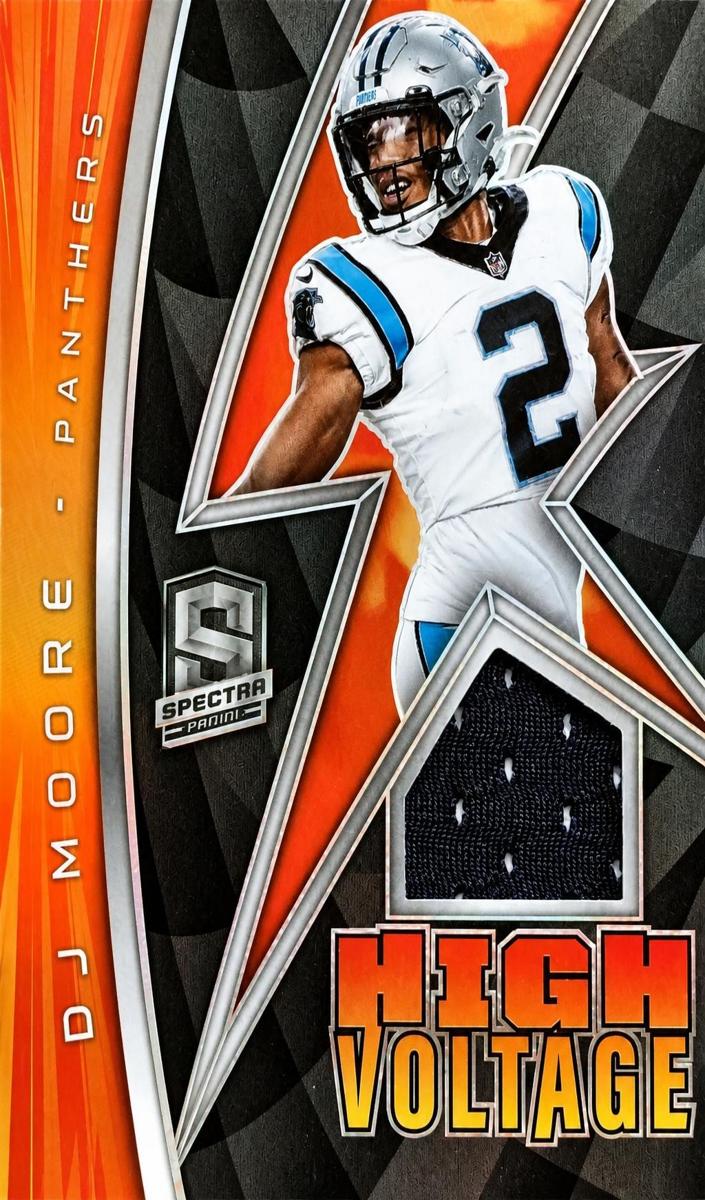 2022 Panini Spectra DJ Moore #HV-DJM card