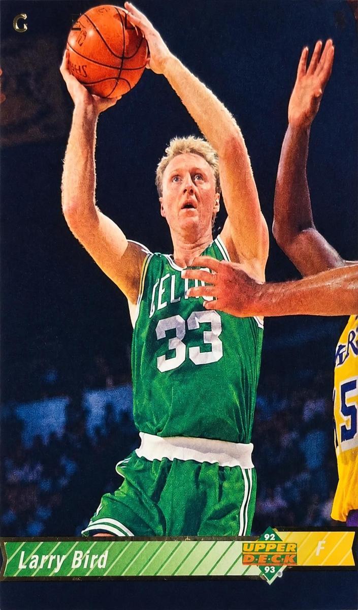 1992 Upper Deck Larry Bird #33a card