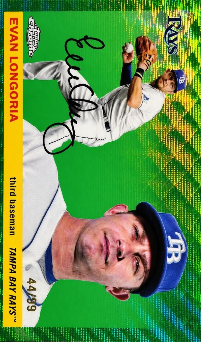 2025 Topps Chrome Platinum Evan Longoria [Refractor] #453 card