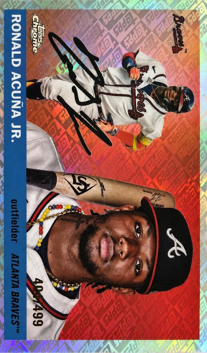 2025 Topps Chrome Platinum Ronald Acuna Jr. [Image Variation] #5 card