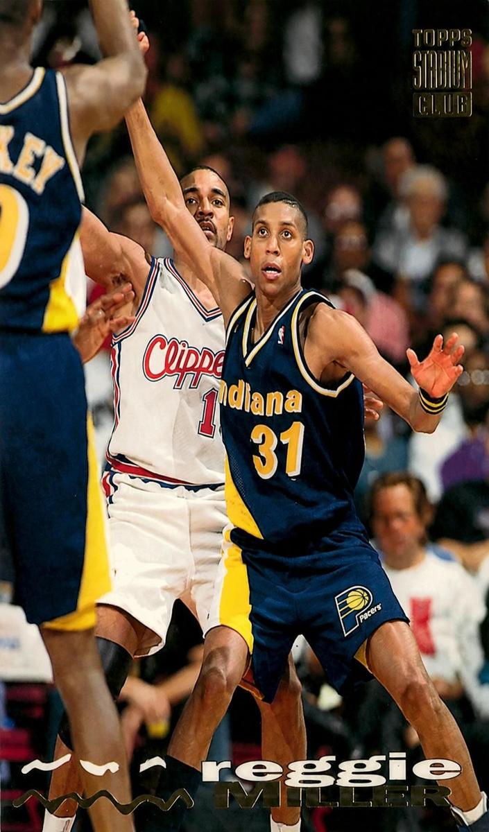1993 Topps Stadium Club Reggie Miller #306 card