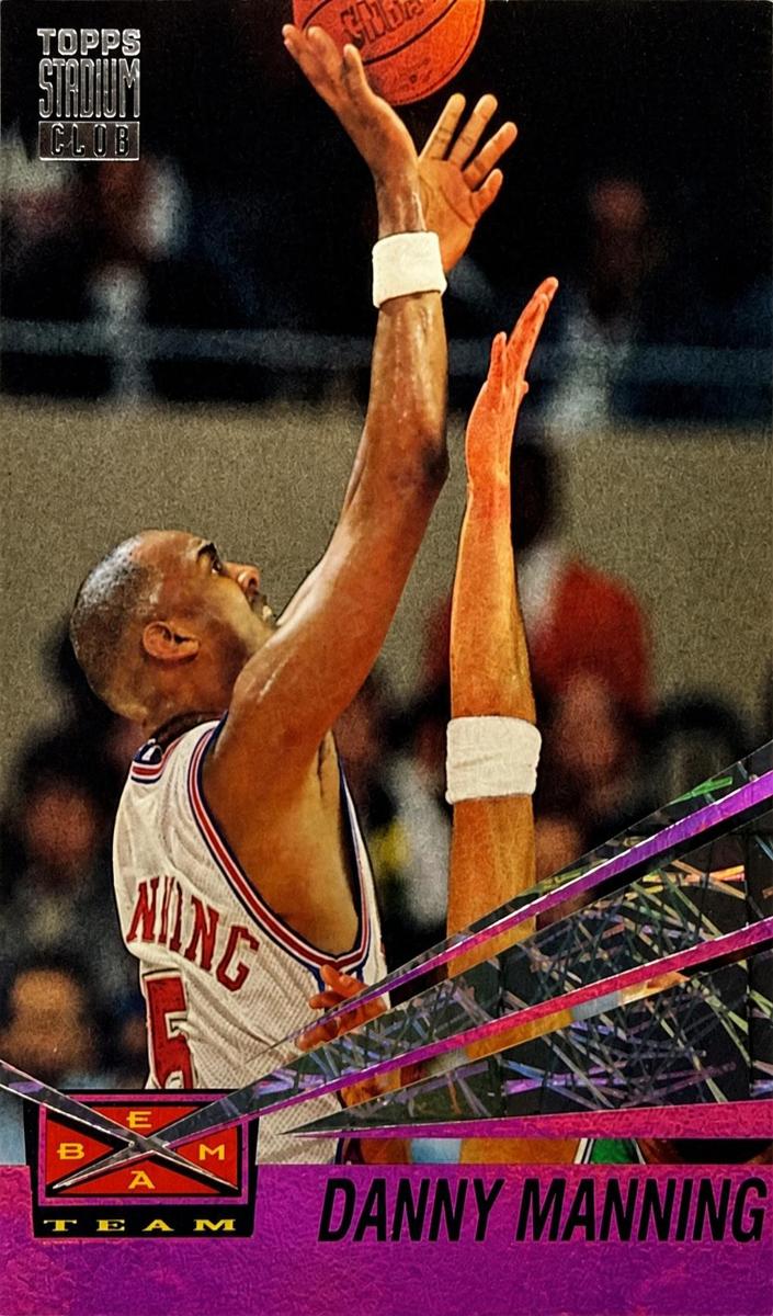 1993 Stadium Club Beam Team Danny Manning #26 card