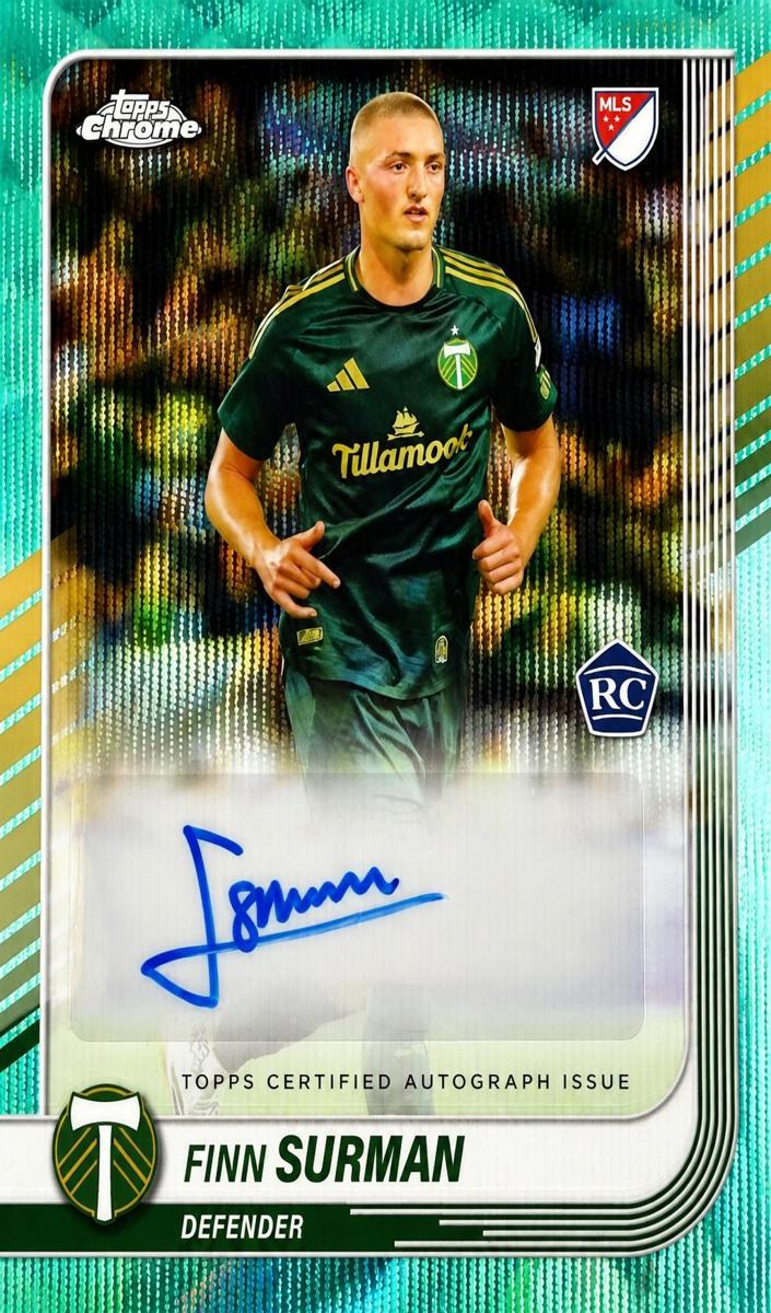 2025 Finn Surman [Aqua Wave Refractor] #CA-FS