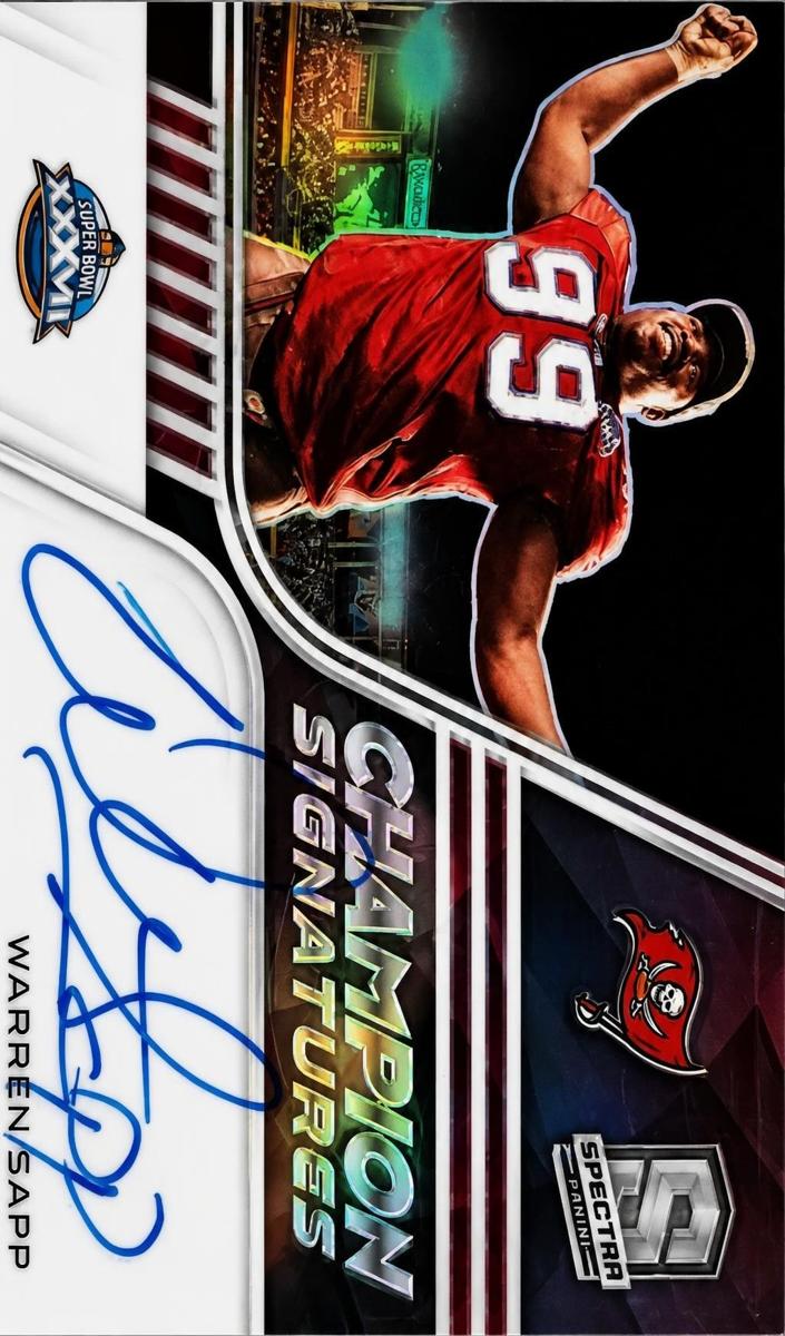 2022 Panini Spectra Warren Sapp #CS-WS card