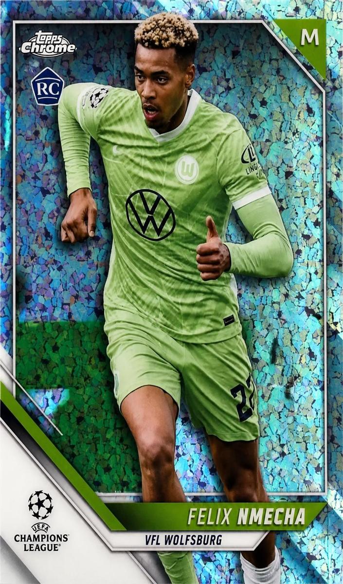 2021 Topps Chrome UEFA Champions League Felix Nmecha #170 card