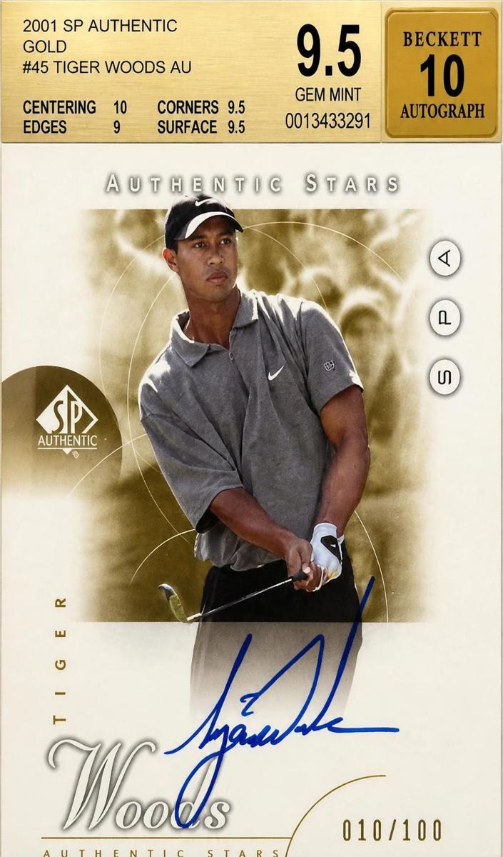 2001 Tiger Woods [Gold] #45