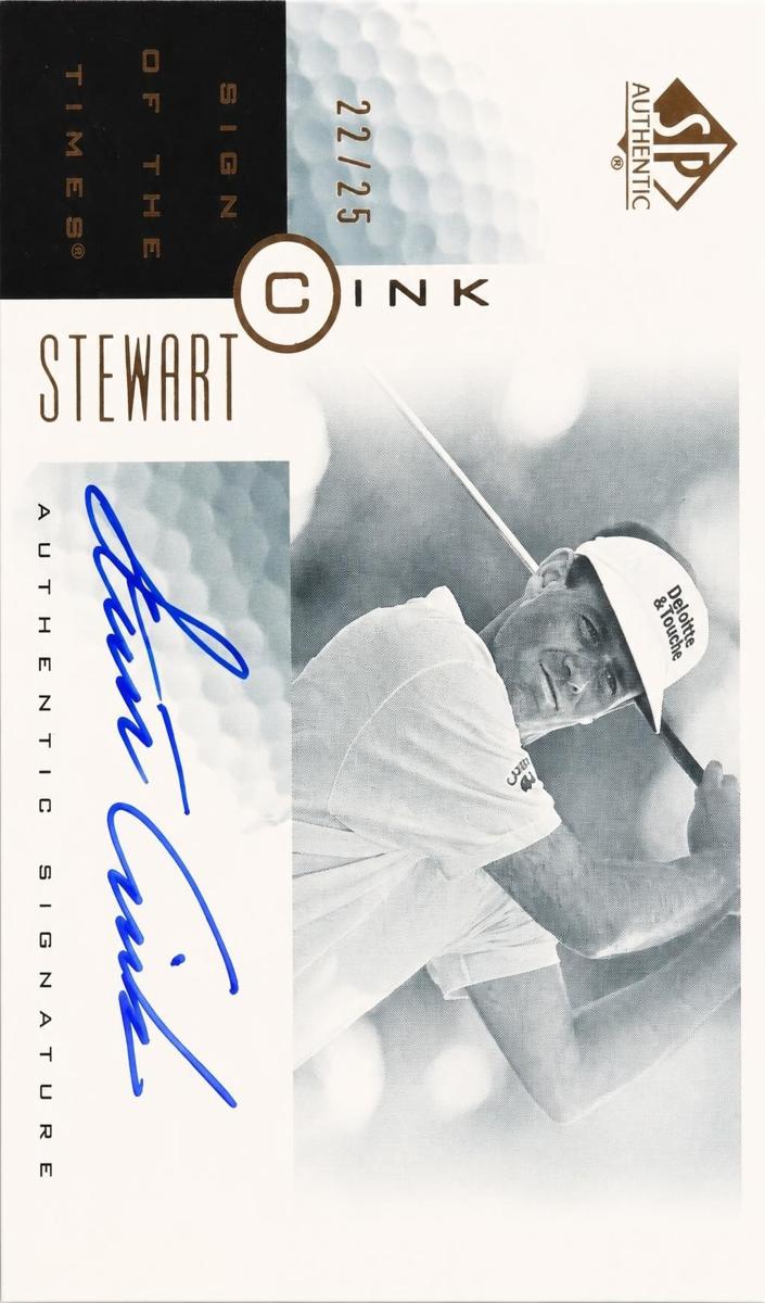 2001 Stewart Cink [Gold] #SC