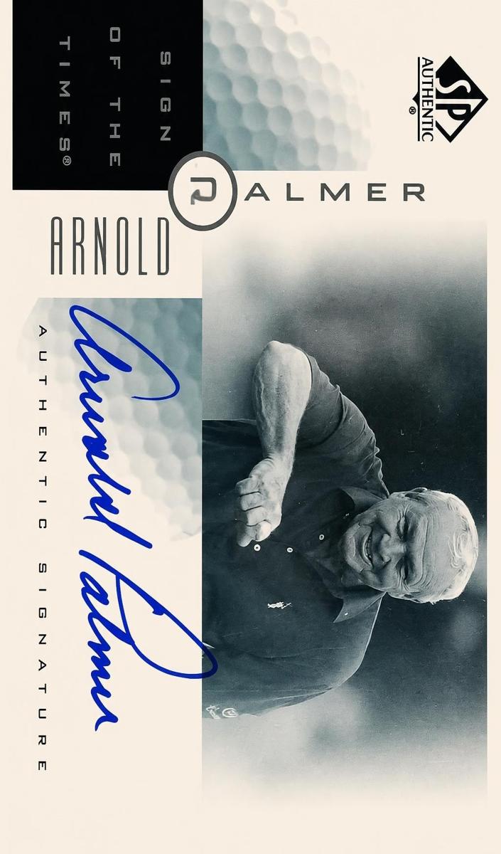 2001 Upper Deck SP Authentic #AP Arnold Palmer front