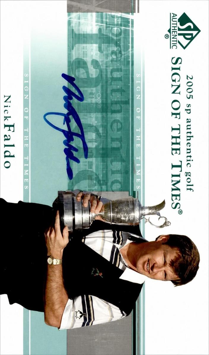 2001 Nick Faldo #NF