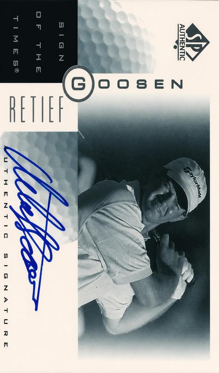 2001 Retief Goosen #RG