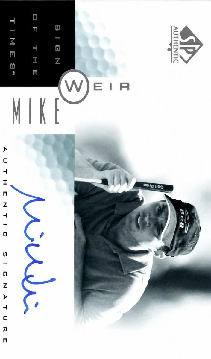 2001 Mike Weir #MW