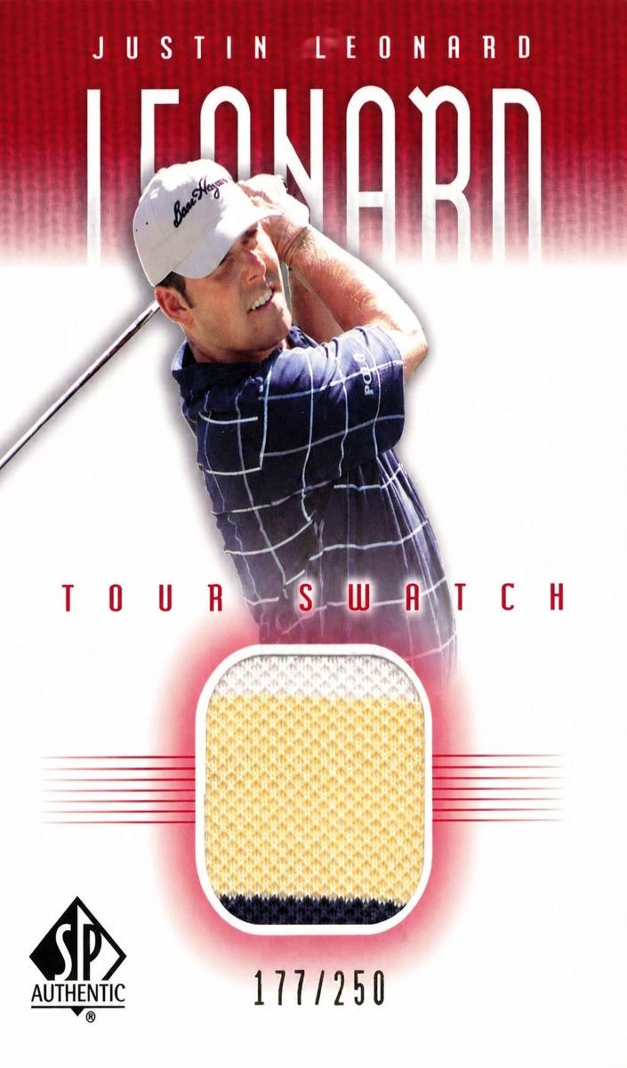 2001 Justin Leonard [Red] #JL-TS