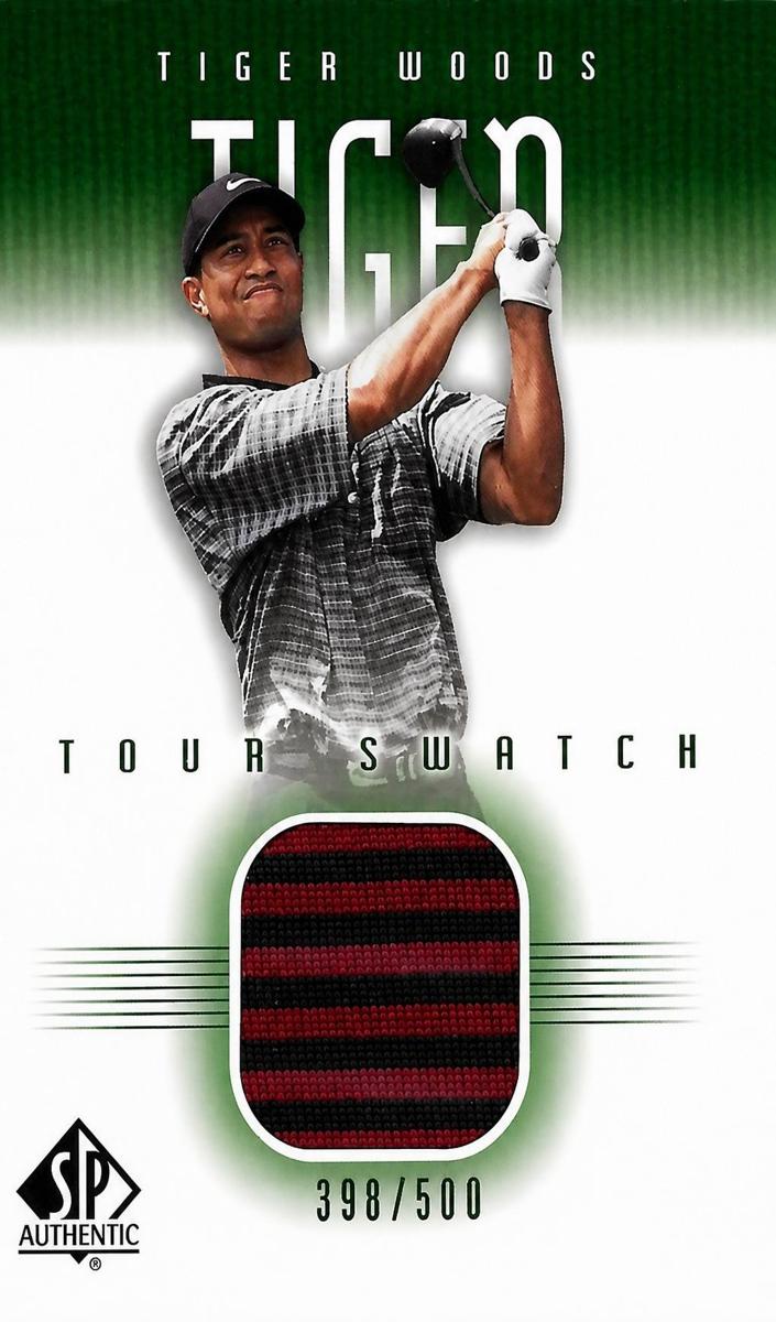 2001 Tiger Woods [Green] #TW-TS