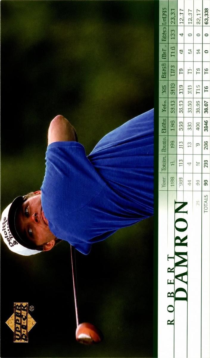 2001 Upper Deck Robert Damron #40 card