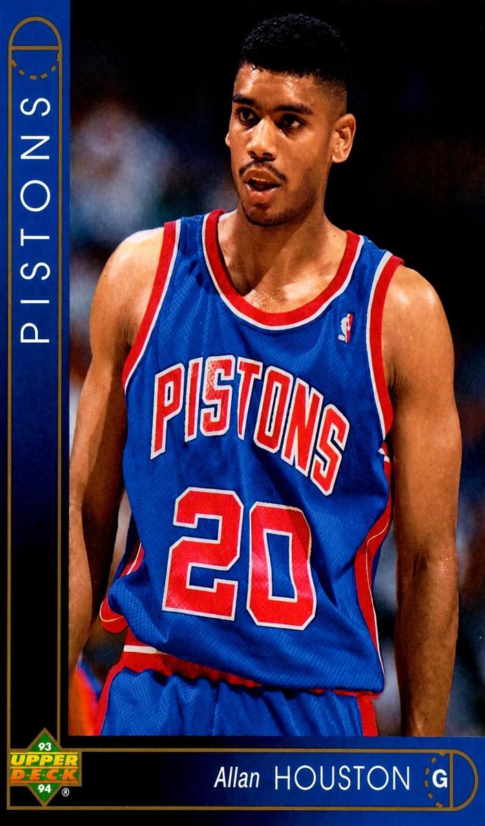 1993 Upper Deck Allan Houston #405 card
