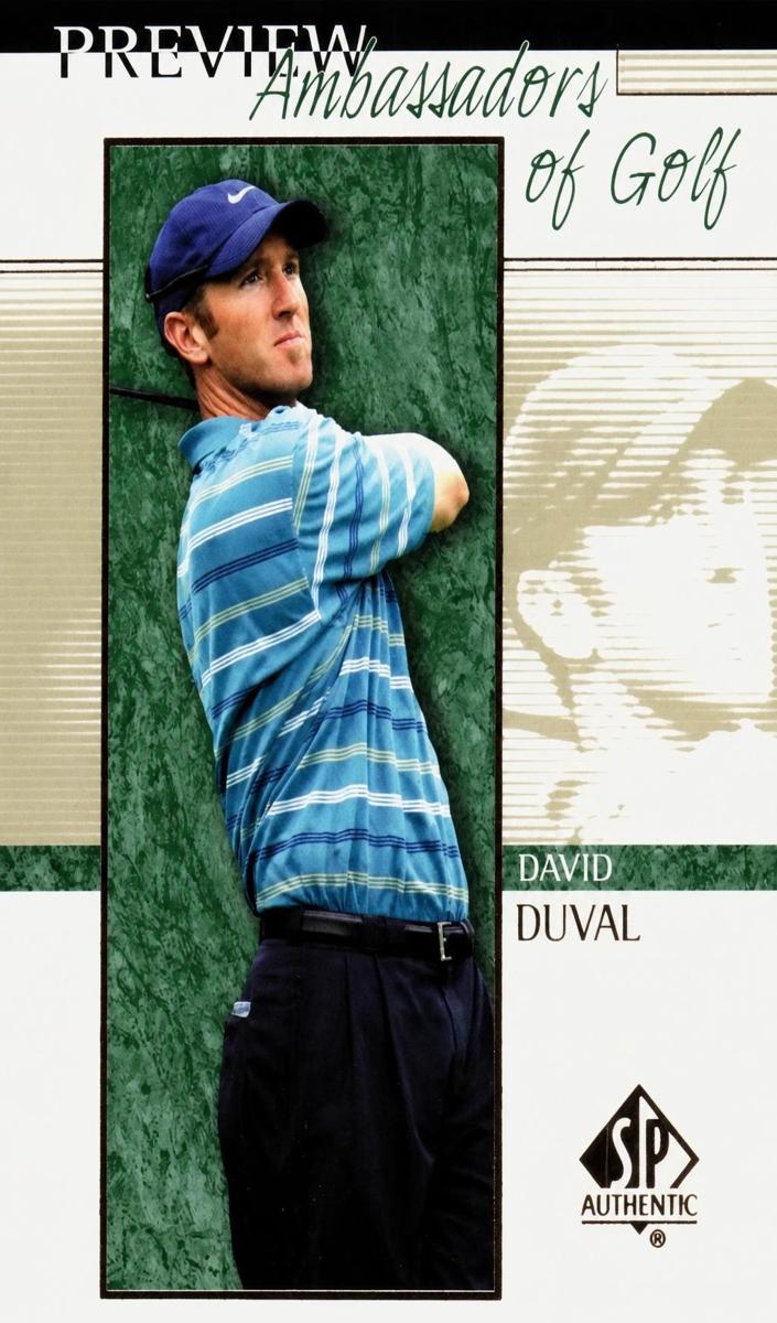 2001 Upper Deck David Duval #57 card