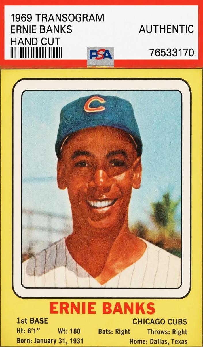 1969 Ernie Banks [Hand Cut] #NNO