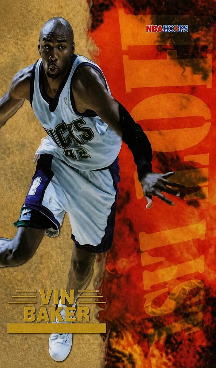 1996 Hoops Vin Baker #1 card