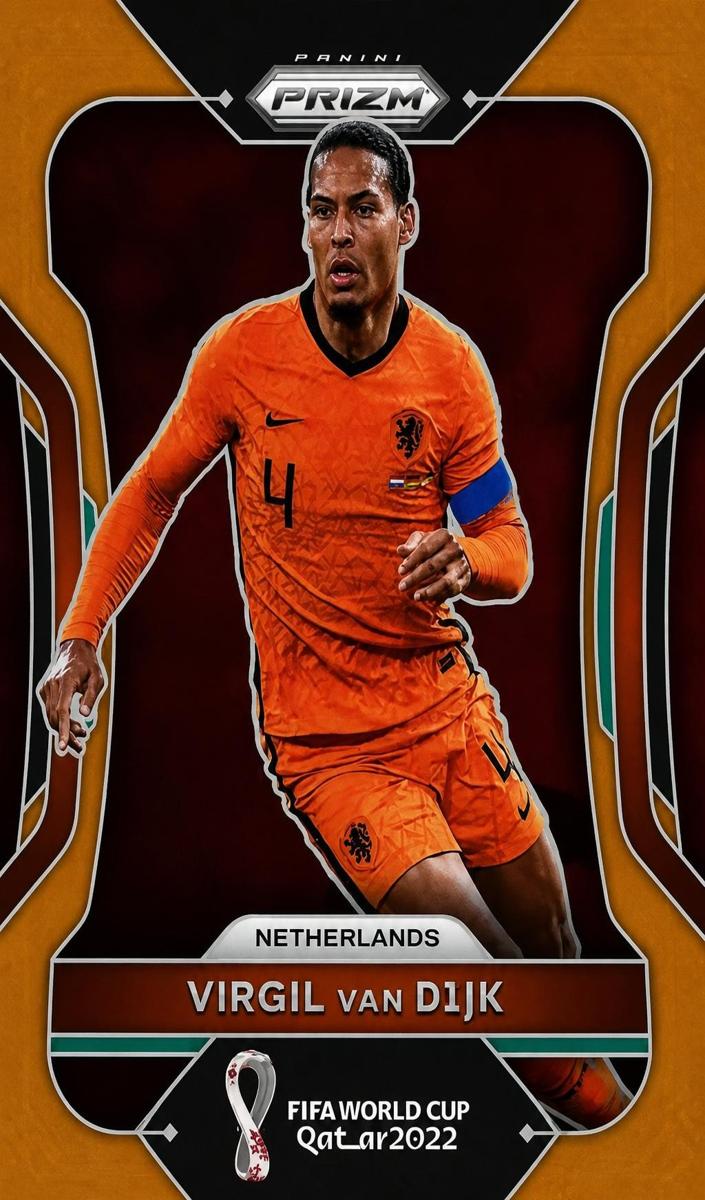 2022 Virgil van Dijk [Prizms Orange] #163