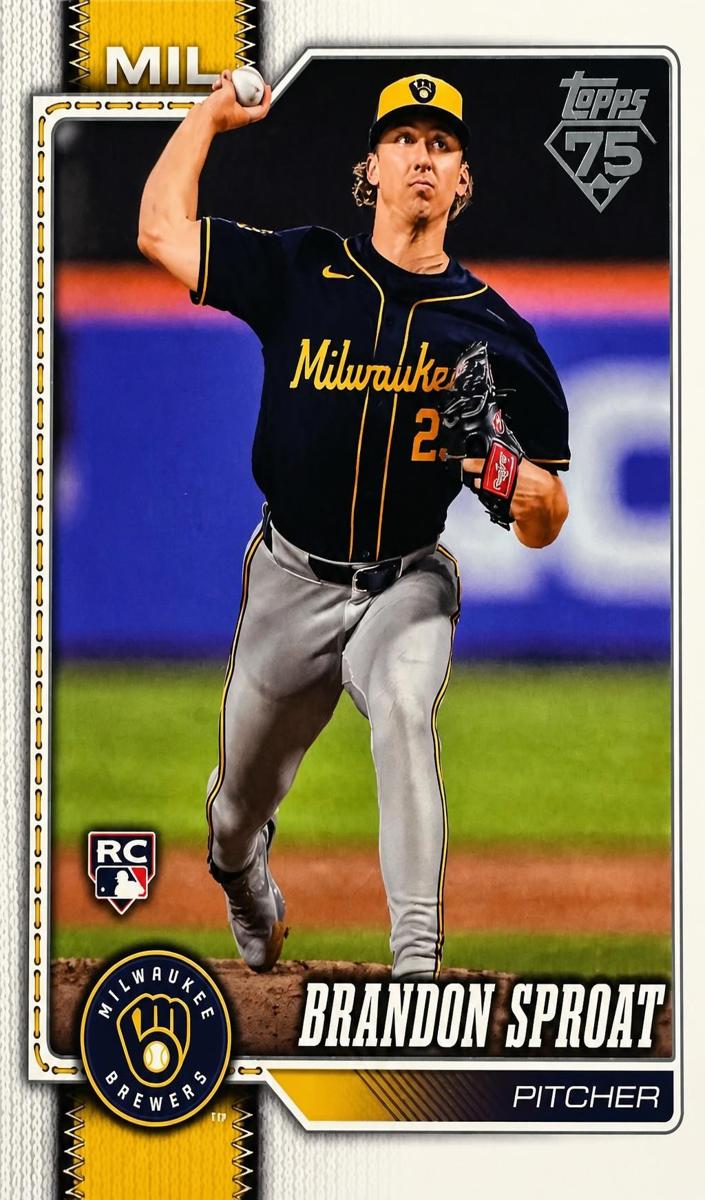 Brandon Sproat 2026 Topps Baseball card