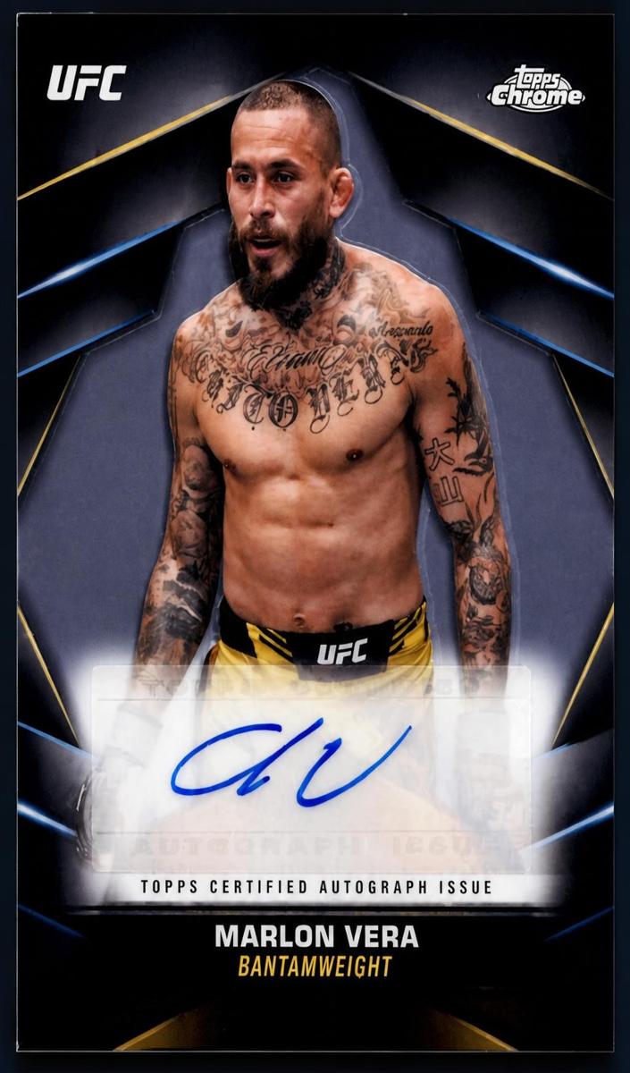 2024 Topps Chrome UFC Veteran Autograph Marlon Vera #CVA-MVE card