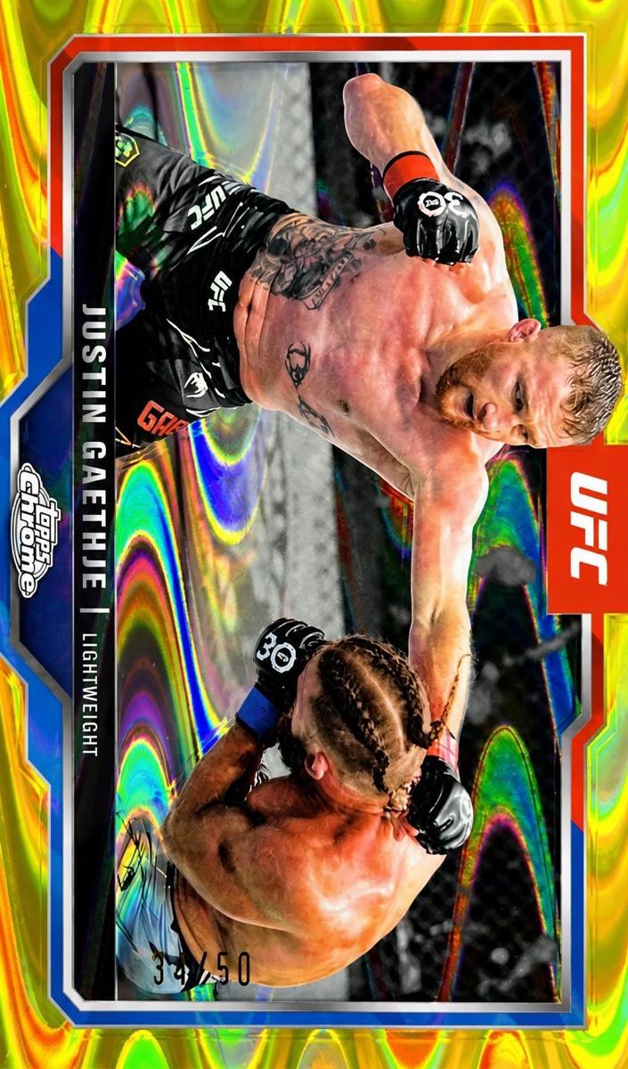 2025 Justin Gaethje [Gold Refractor] #138