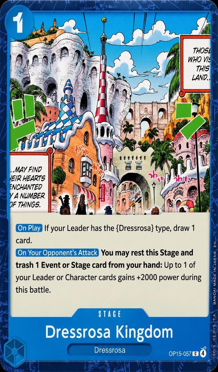 2026 Dressrosa Kingdom #OP15-057