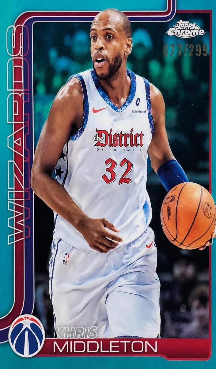 Khris Middleton 2025-26 Topps Chrome Basketball card