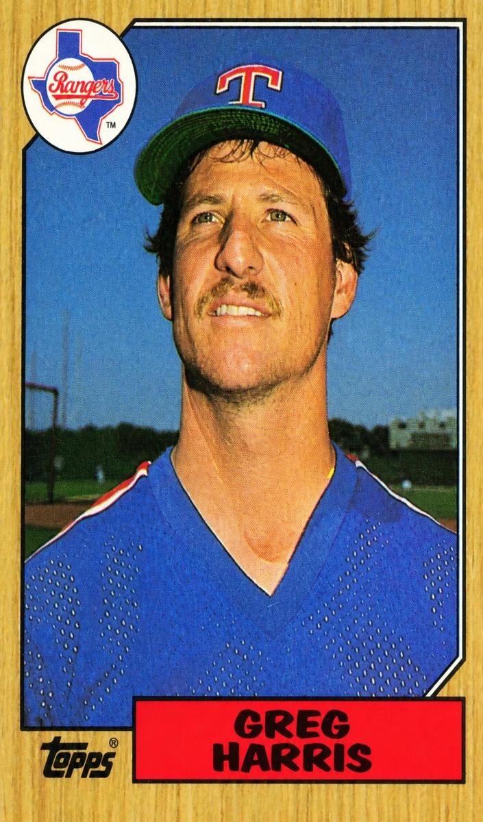 1987 Topps Greg Harris #44 card