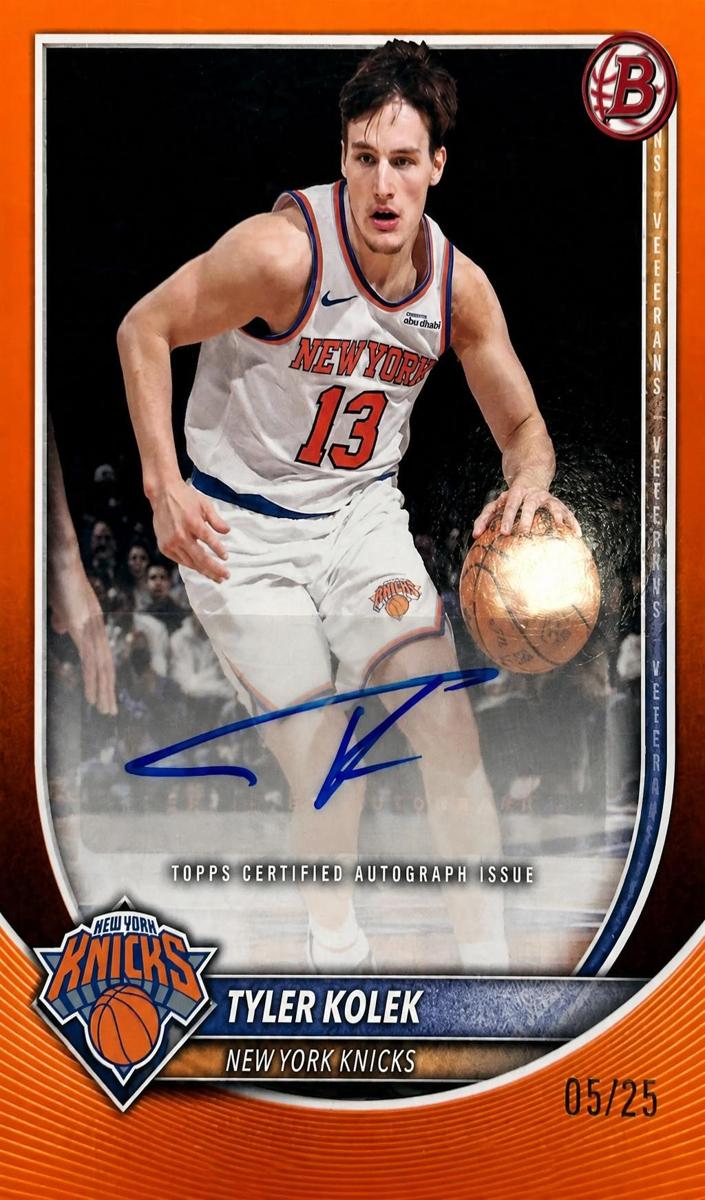 Tyler Kolek 2025 Bowman Basketball card