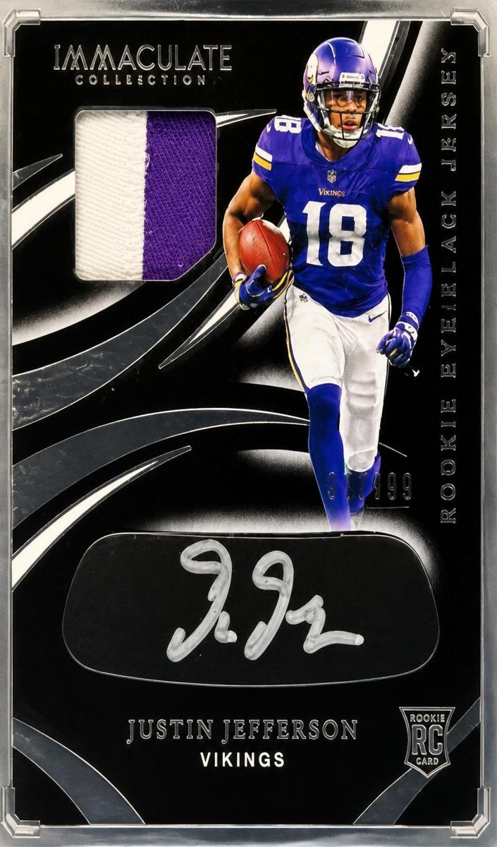 2020 Panini Immaculate Collection Justin Jefferson [Gold] #REB-18 card