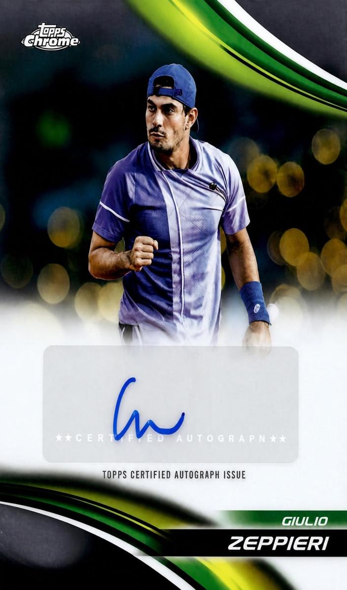 2025 Topps Chrome Giulio Zeppieri #CA-GZI card