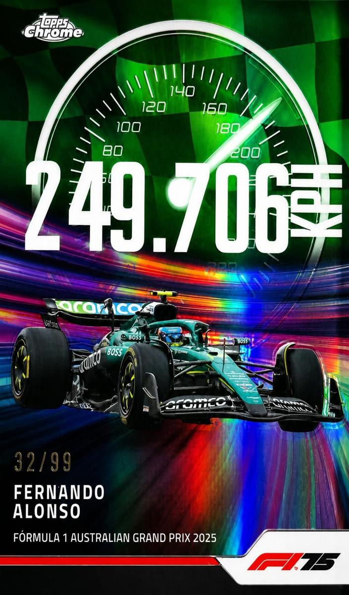 2025 Fernando Alonso [Green Refractor] #TS-5
