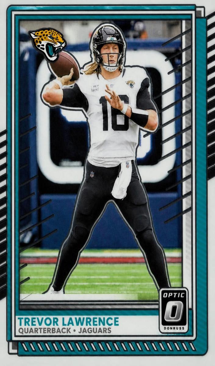 Trevor Lawrence 2025 Donruss Optic Football card