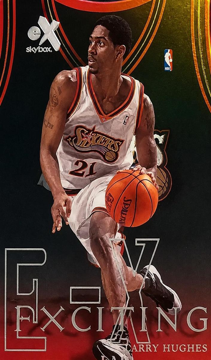1999 Skybox E-X Larry Hughes #XCT6 card