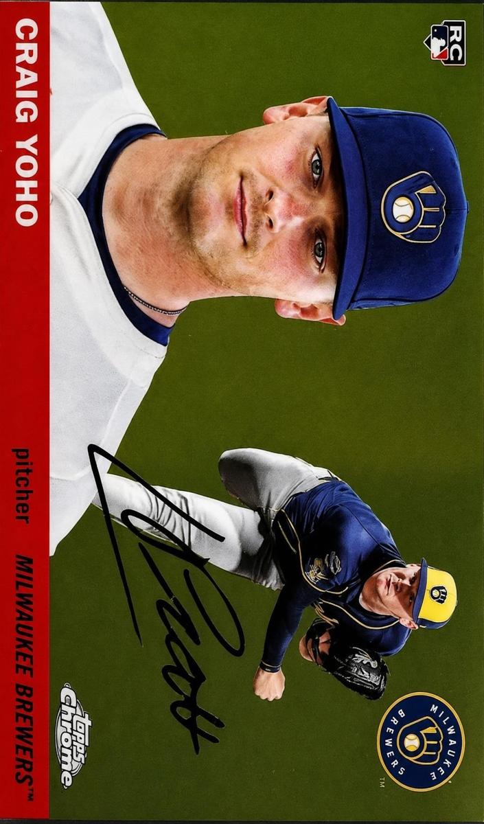 2025 Topps Chrome Platinum Craig Yoho [Toile Cream Fuchsia Shimmer] #269 card