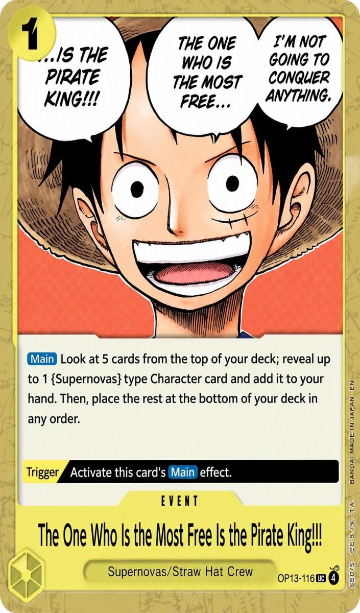 The One Who Is The Most Free Is The Pirate King - 2025 One Piece Carrying On His Will