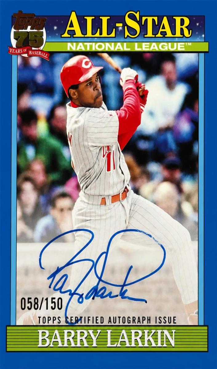 2026 Topps Barry Larkin [Blue] #91AS-BL card