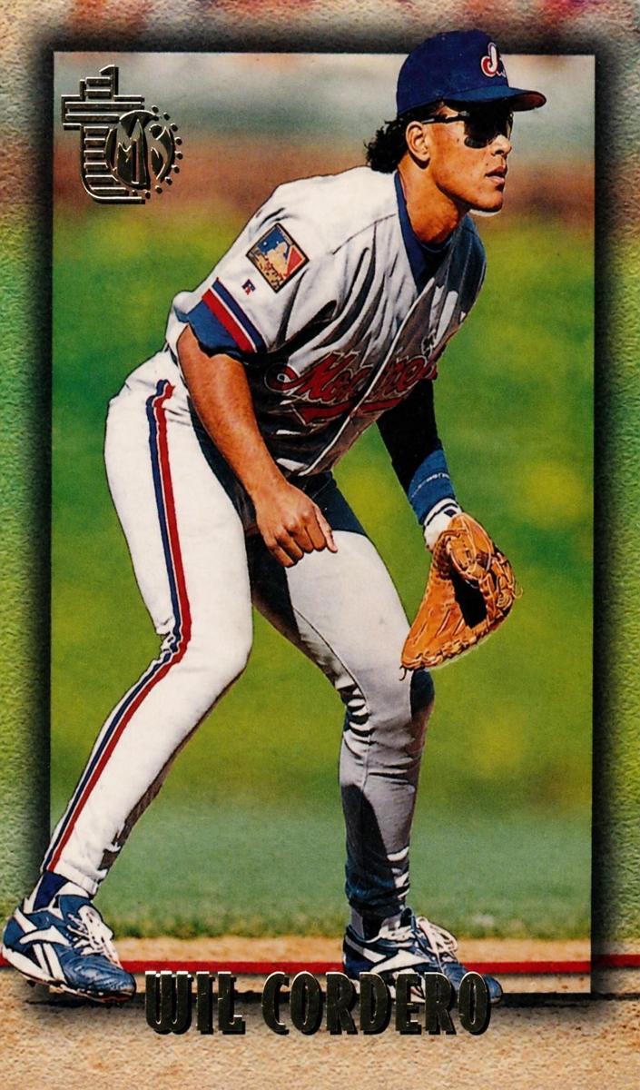 1995 Topps Embossed Wil Cordero #85 card